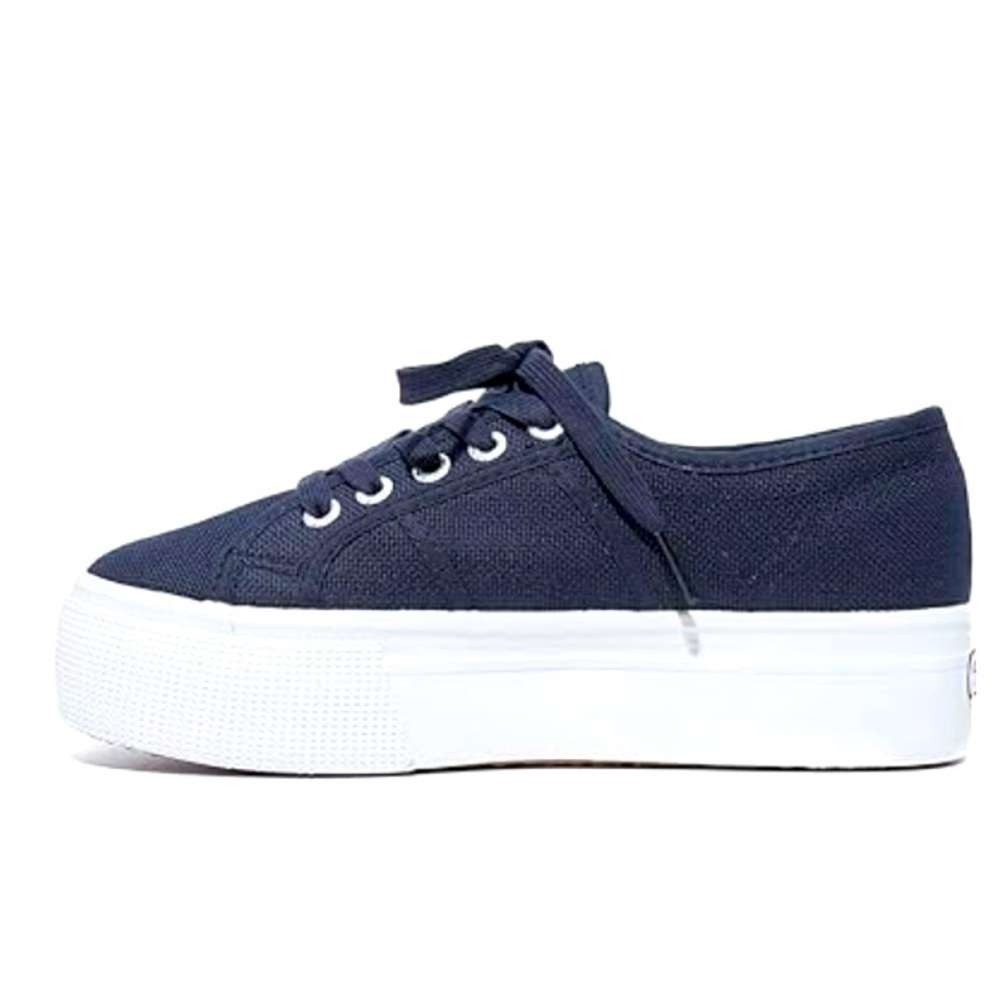 superga 2750 cotu classic sneakers Navy/white Size 7 1/2 Womens US gently worn